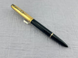 Parker 51 Cedar Blue Gold Cap Diamond Clip Vacumatic Fountain Pen