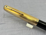 Parker 51 Black Gold Filled Cap  1/16  - Fountain Pen
