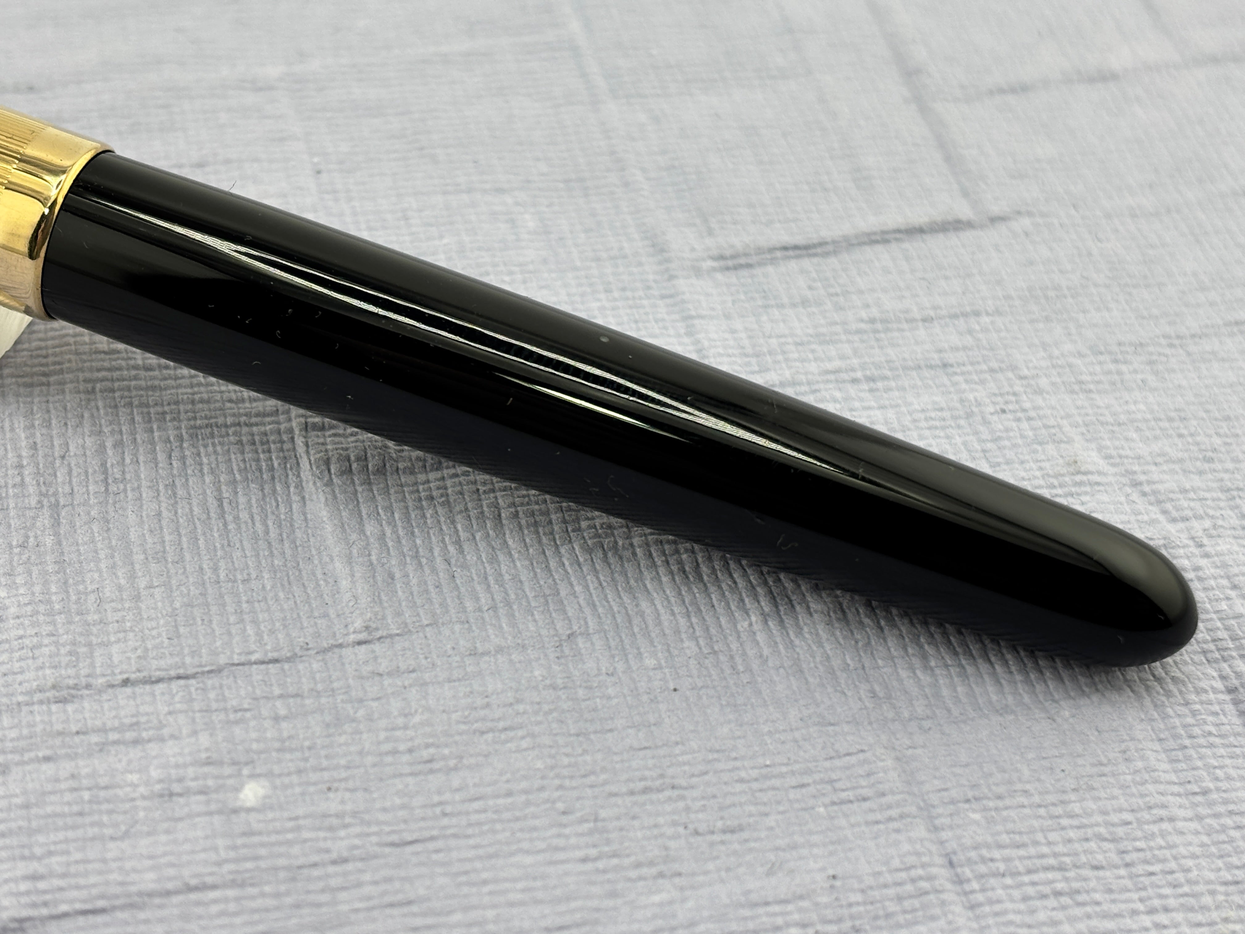 Parker 51 Black Gold Filled Cap 1/16 - Fountain Pen – Fountain Pen