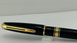Waterman Charleston Black with Gold Plated Trim - Fountain Pen