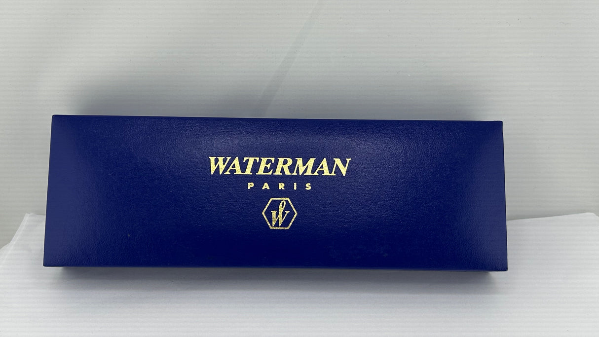 Waterman Preface in Blue Marble with Gold Plated Trim -  Roller Ball Pen