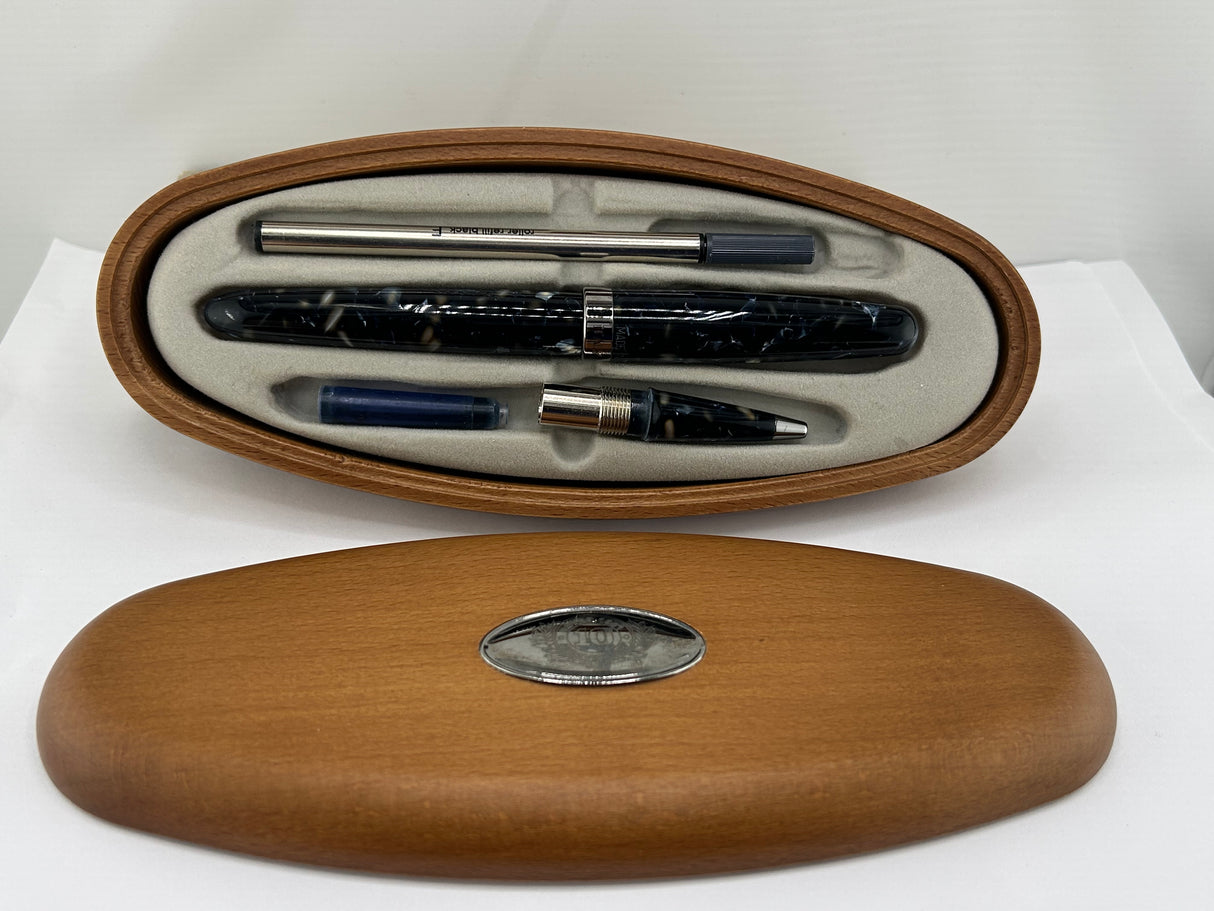 Retro 1951 10th Anniversary Celluloid Made by Stipula  -  Fountain Pen