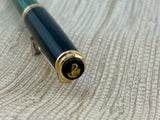 Pelikan Souverän R400 Green Striped - Trim - Roller Ball