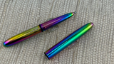Fisher Space Rainbow Titanium Nitride Bullet - Ball Pen pressurized refill !