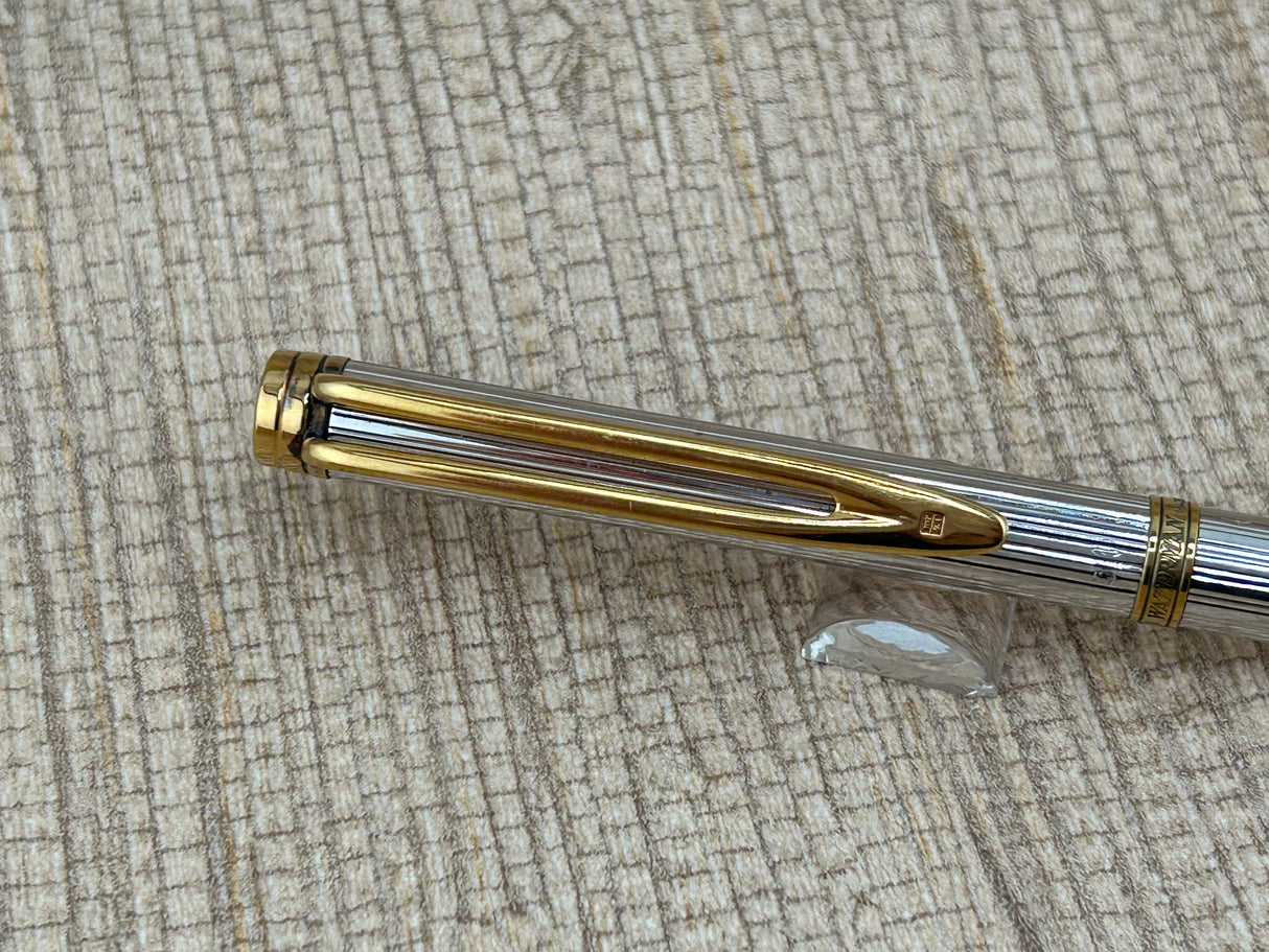 Waterman Gentleman Pinstripe Full sterling silver 925  - Ball Pen