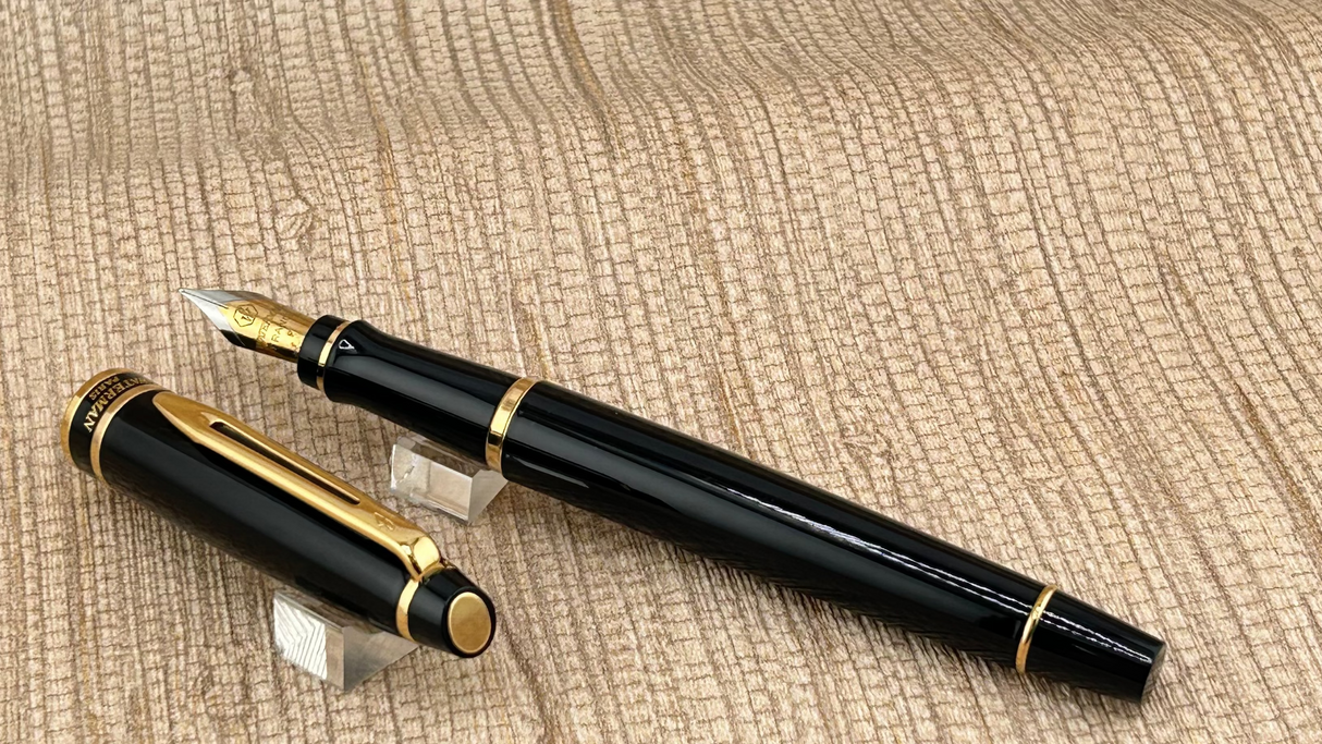 Waterman Expert Black Gold- Plated Nib - Fountain Pen