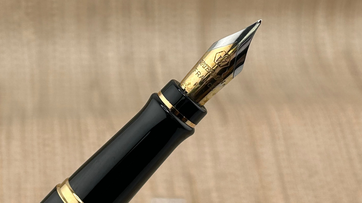 Waterman Expert Black Gold- Plated Nib - Fountain Pen