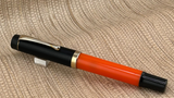 Filcao Leader Orange and Black Gold Plated Nib - Fountain Pen