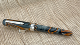 Bexley Americana Grey and Orange swirl - Roller Ball