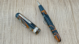 Bexley Americana Grey and Orange swirl - Roller Ball