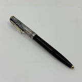 Parker 51 Ball Pen  Burgundy  Sterling Silver 925 cap " Ariel Kullock " Hammer Cap