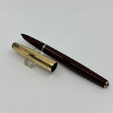 Parker 51 Burgundy Vacumatic - Double End Jewels - Gold filled cap circa 1946
