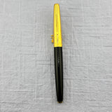 Parker 61 MK II Made in Argentina by Parker - Black - GOLD-PLATED CAP  Fountain Pen