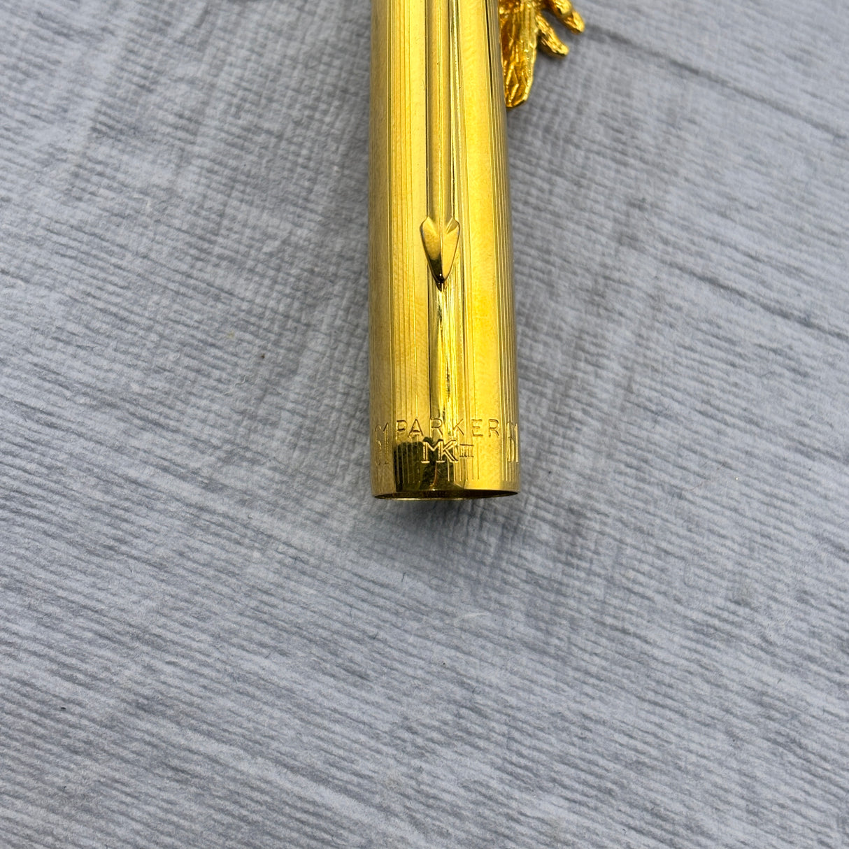 Parker 61 MK II Made in Argentina by Parker - Black - GOLD-PLATED CAP  Fountain Pen