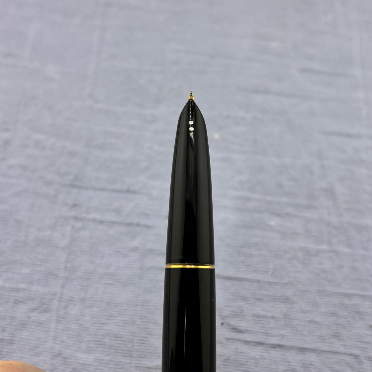 Parker 61 MK II Made in Argentina by Parker - Black - GOLD-PLATED CAP  Fountain Pen