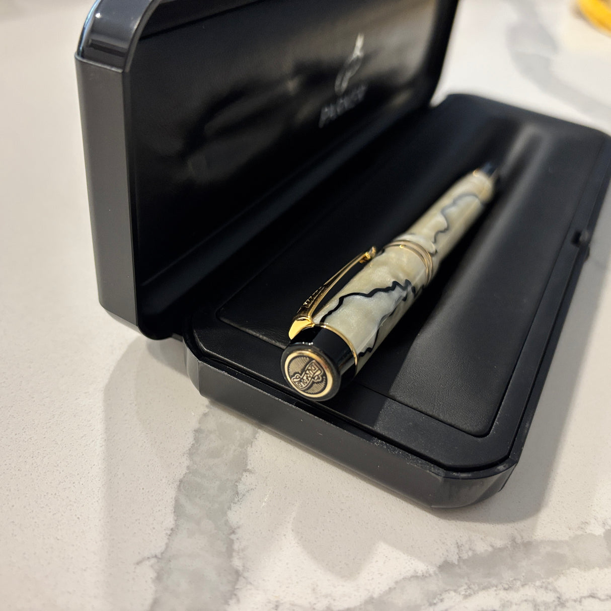 Parker Duofold Black and Pearl Rollerball -
