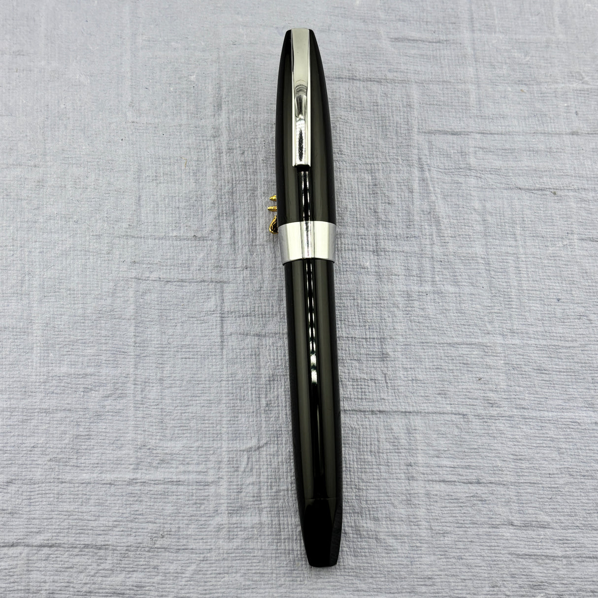 SHEAFFER Pen For Men (PFM I)  Black - Palladium Silver Nib - Snorkel Filling System Fountain Pen