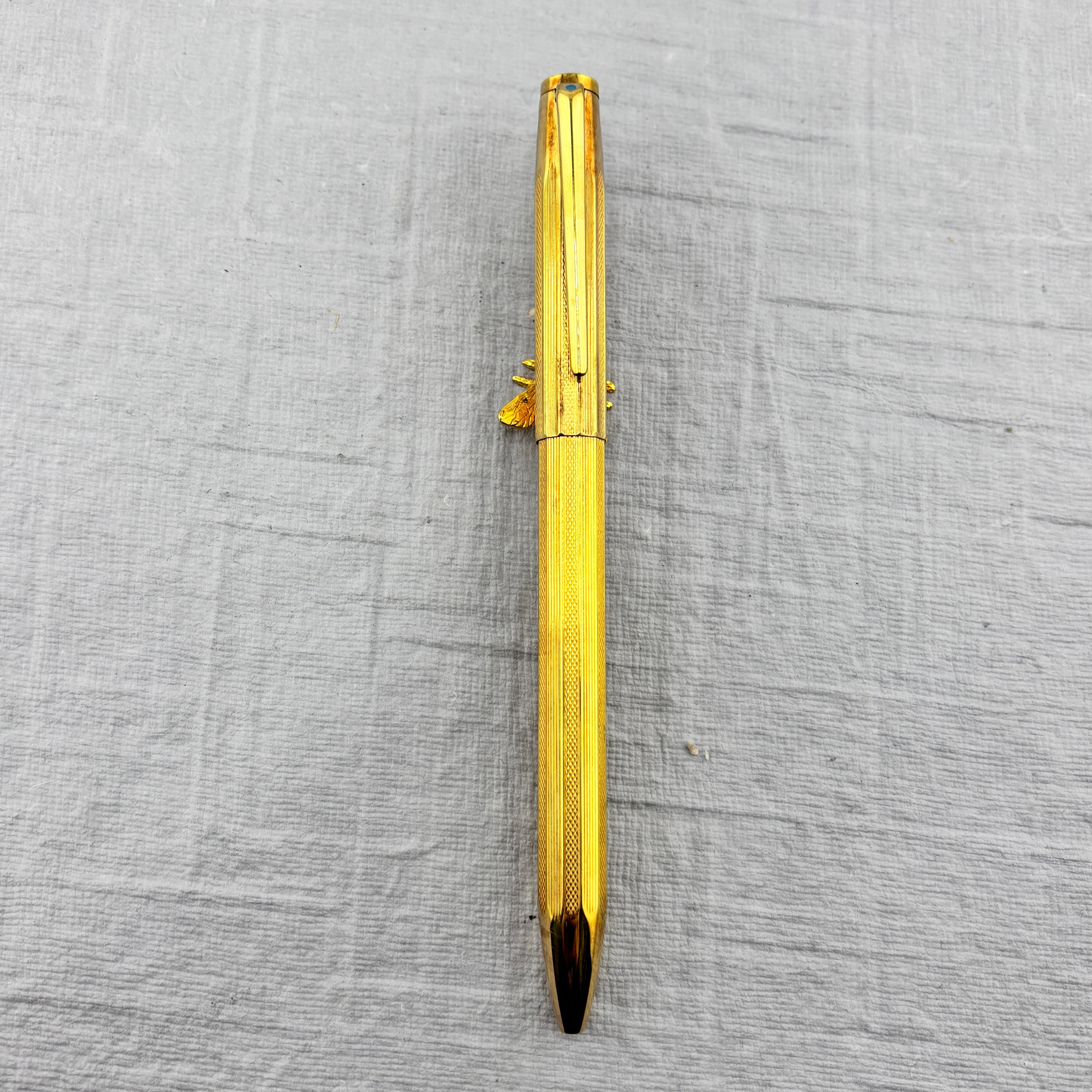 MONTBLANC PIX-O-MAT 4 COLOR MULTI-FUNCTION GOLD-PLATED BALLPOINT