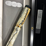 Parker Duofold Centennial Black and Pearl  Fountain Pen - Medium 18kt Gold Nib
