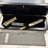 Parker Duofold Centennial Black and Pearl  Fountain Pen - Medium 18kt Gold Nib