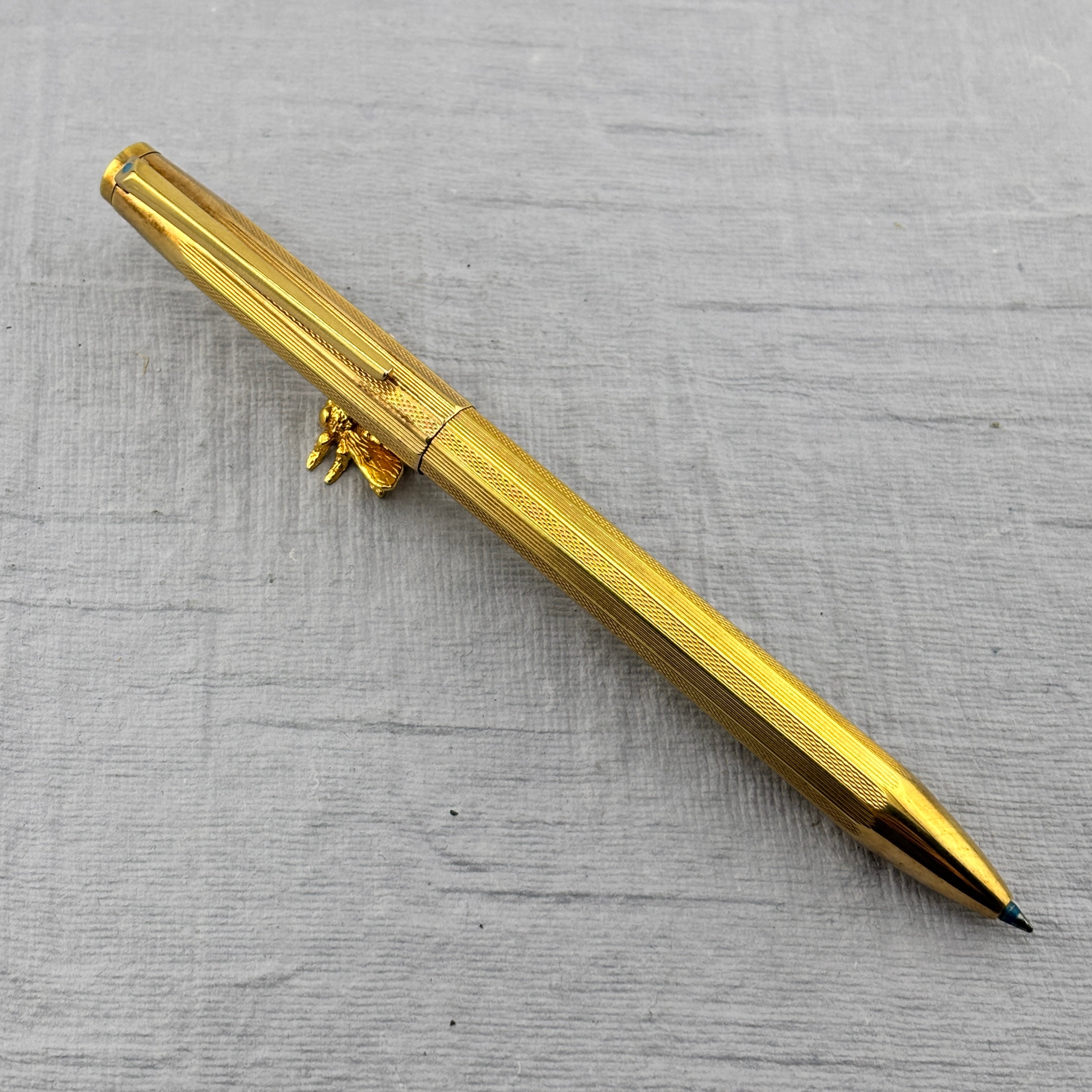 MONTBLANC PIX-O-MAT 4 COLOR MULTI-FUNCTION GOLD-PLATED BALLPOINT