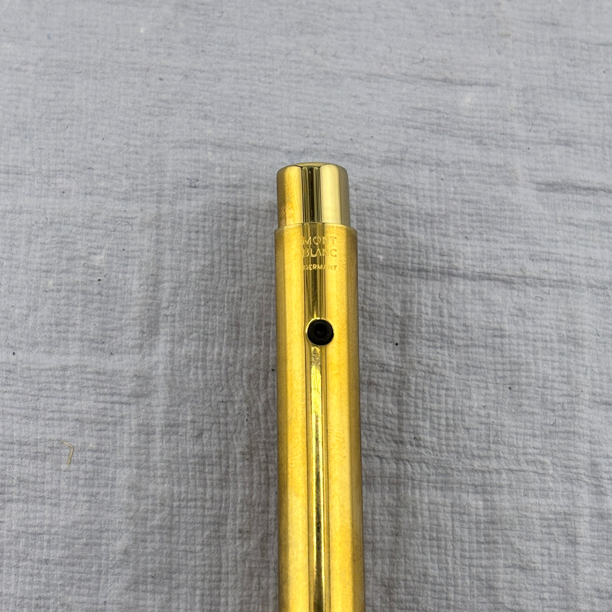 Montblanc Triangular 3 SIDED BALLPOINT PEN - Gold plated