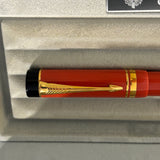 Parker Duofold - The Iconic "Big Red" Centennial Orange Fountain Pen - Medium 18kt Gold Nib