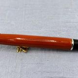 Parker Duofold  Big Red Orange Permanite Desk Set - Fountain Pen