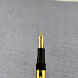 Waterman's Made in France Rolled Gold Faceted Fountain Pen