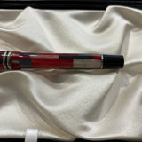 Parker Duofold International Mosaic Red Fountain Pen - Circa 2001