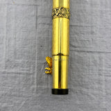 Magus Safety Fountain Pen  18 Carat Rolled Gold with Original Box