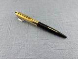 Eversharp Skyline Burgundy Gold filled Derby Cap  - Fountain Pen