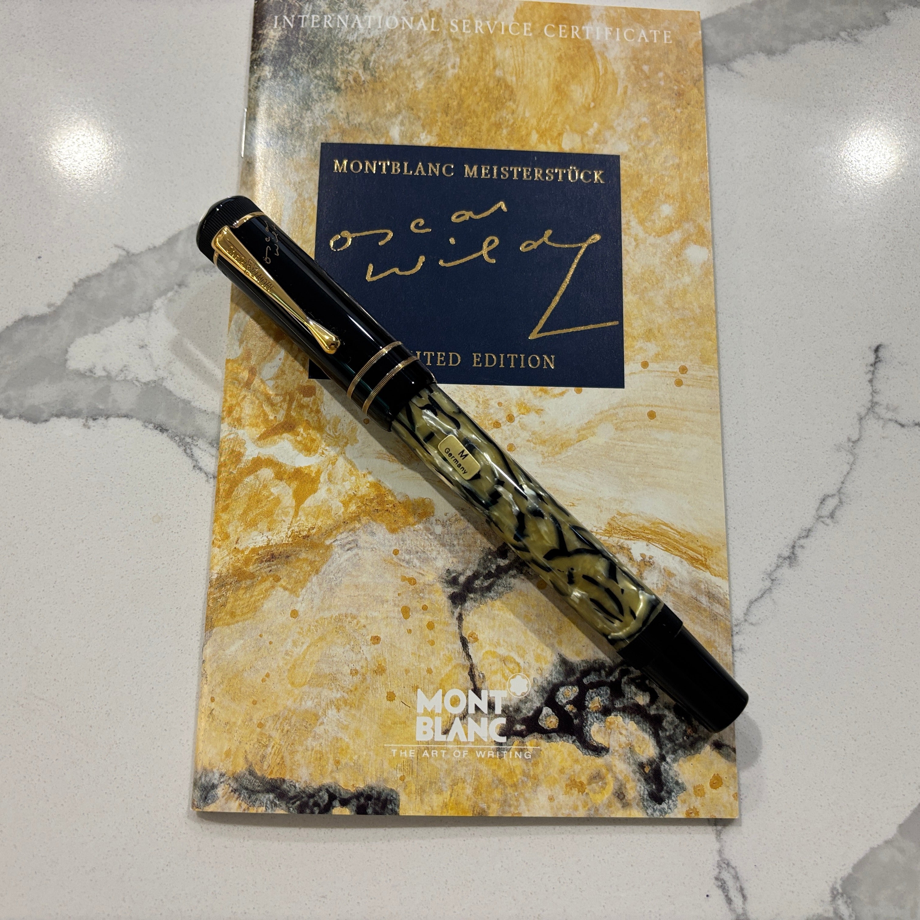 モンブラン meisterstuck oscar wilde Montblanc Oscar Wilde Limited Edition Mechanical Pencil - Pearl w