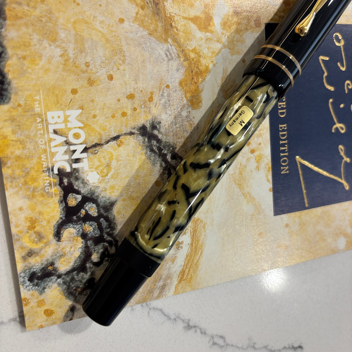 Montblanc Oscar Wilde Limited Edition Fountain Pen - Medium 18kt Gold Nib