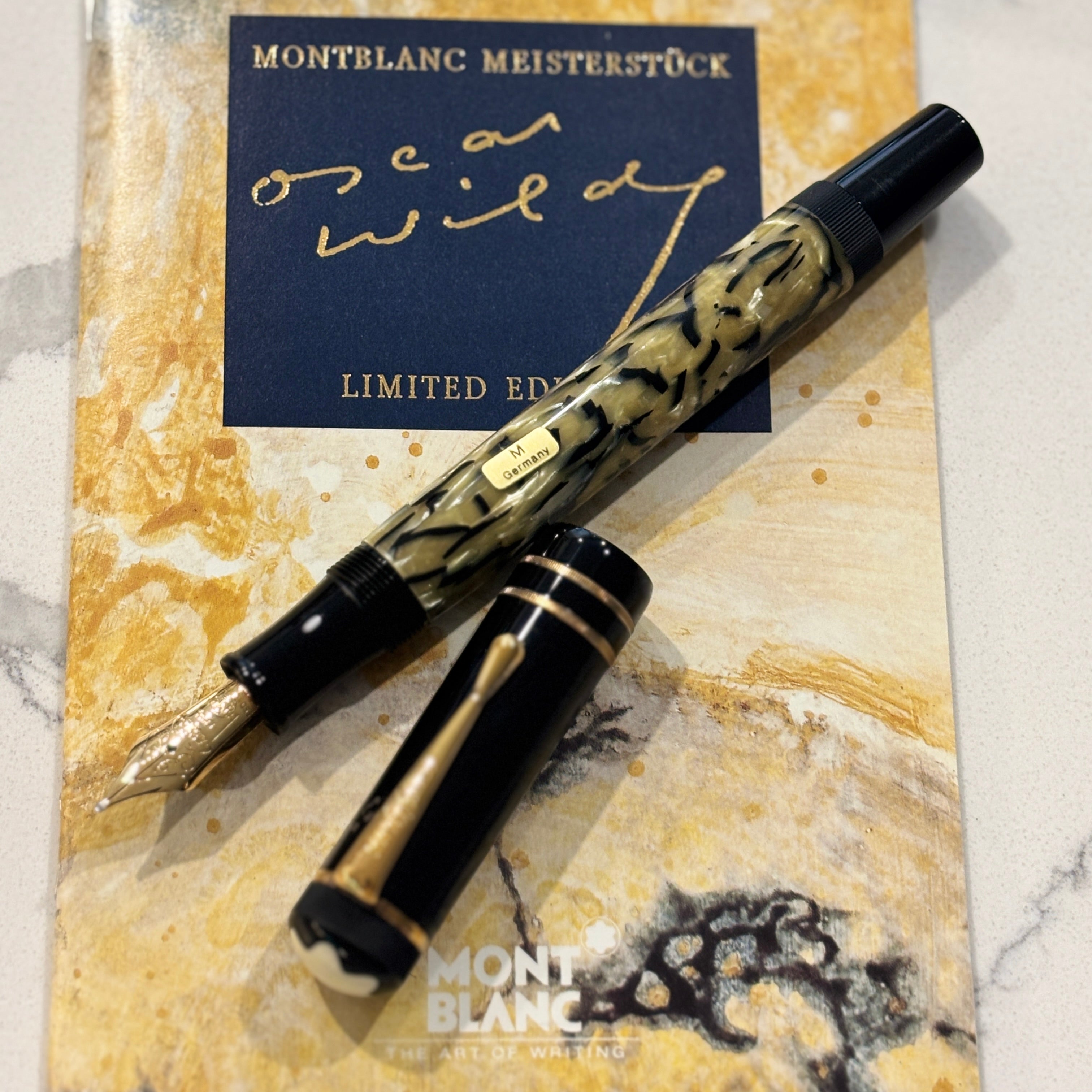 【MONTBLANC Oscar Wilde 万年筆】 Montblanc Oscar Wilde Limited Edition Fountain Pen - Medium 18kt
