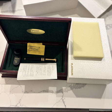 Platinum AD2000 Y2K Black Commemorative Limited Edition  Fountain Pen - Fine 18kt Gold Nib