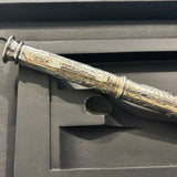 Yard-O-Led Imperial Dragon  Full sterling silver .925  Fountain Pen - Broad 18kt Gold Nib