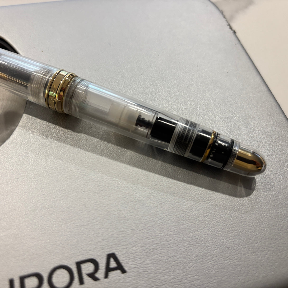 Aurora 88 Demonstrator Fountain Pen  Limited Edition - Broad 18kt Gold Nib