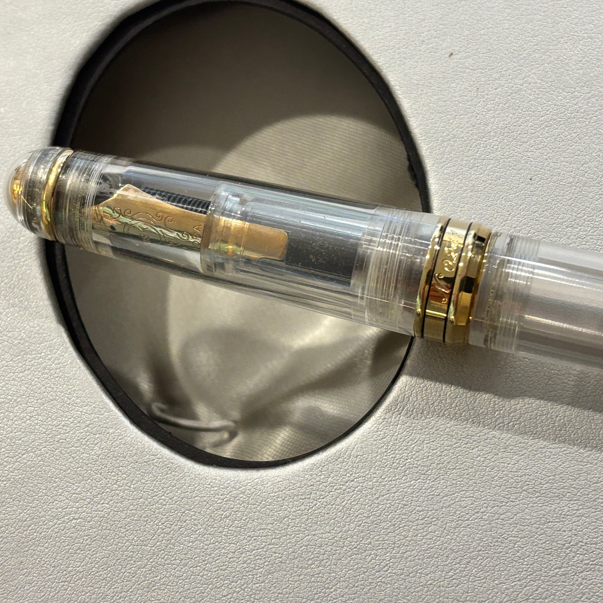 Aurora 88 Demonstrator Fountain Pen  Limited Edition - Broad 18kt Gold Nib