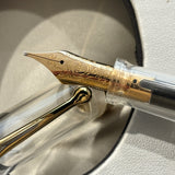 Aurora 88 Demonstrator Fountain Pen  Limited Edition - Broad 18kt Gold Nib