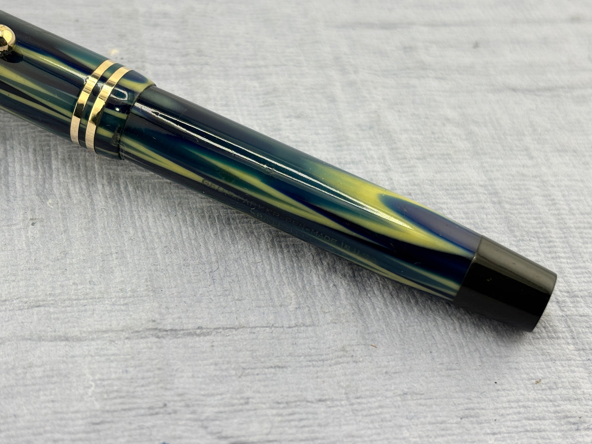 Parker Duofold Style Junior True Blue  - Fountain Pen