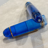 Montblanc 149  Meisterstuck Style Customized by Brad Torelli as a Blue Demonstrator - Vacuum filler - A true piece of art !!