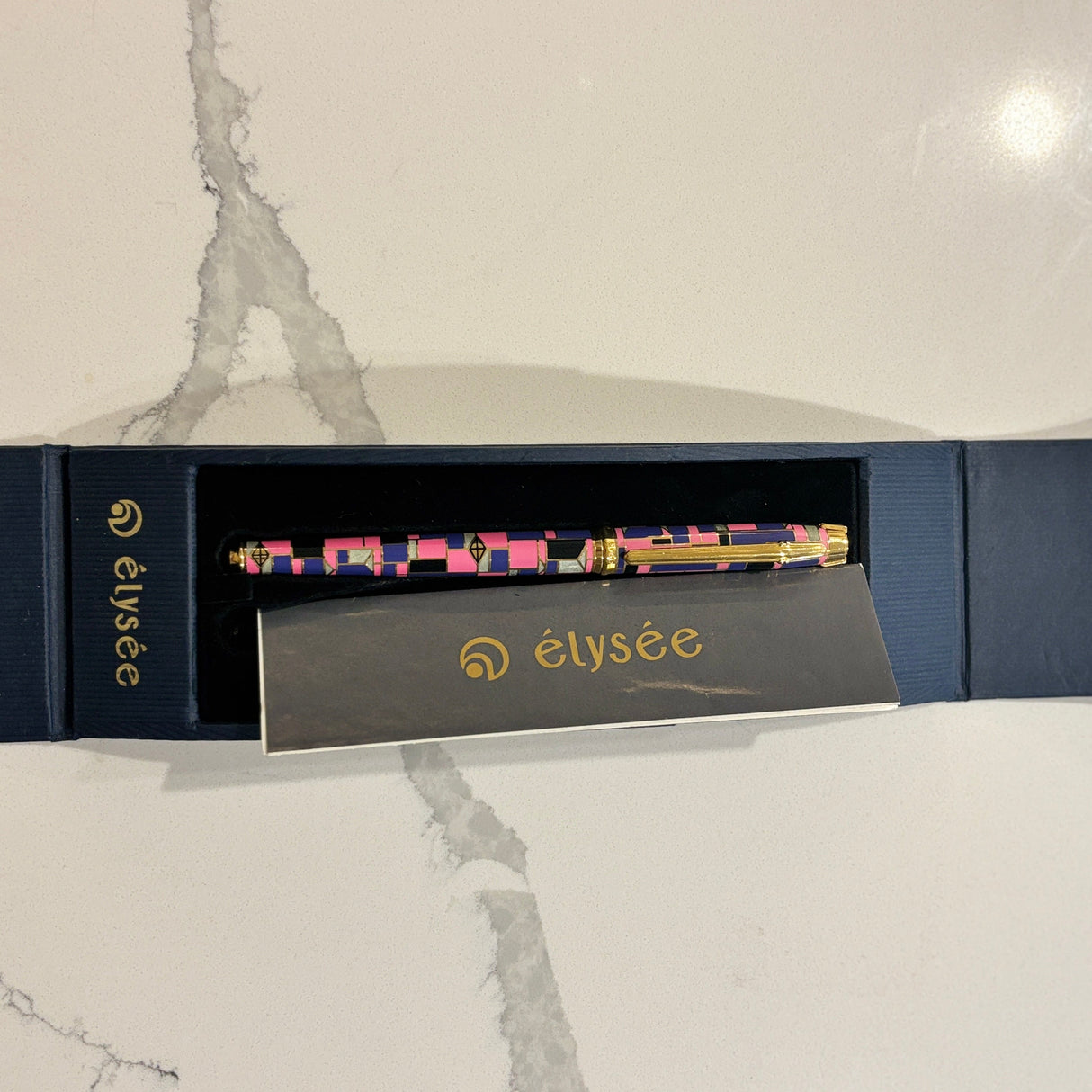 Elysee Rollerball Chinese Lacquer Cloisonne Parthenon Vernissage Edition  Circa 1990