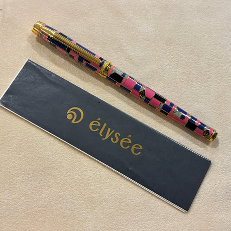 Elysee Rollerball Chinese Lacquer Cloisonne Parthenon Vernissage Edition  Circa 1990