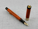 Parker Lady Duofold Deluxe Red Hard Rubber Ring Top  - Fountain Pen