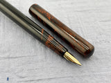 Parker 18 Mottled Hard Rubber Slip cap  - Fountain Pen