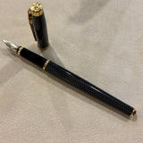 Elysee Chinese Lacquer En Vogue Grey "Cobra" - Medium 18kt Gold Nib