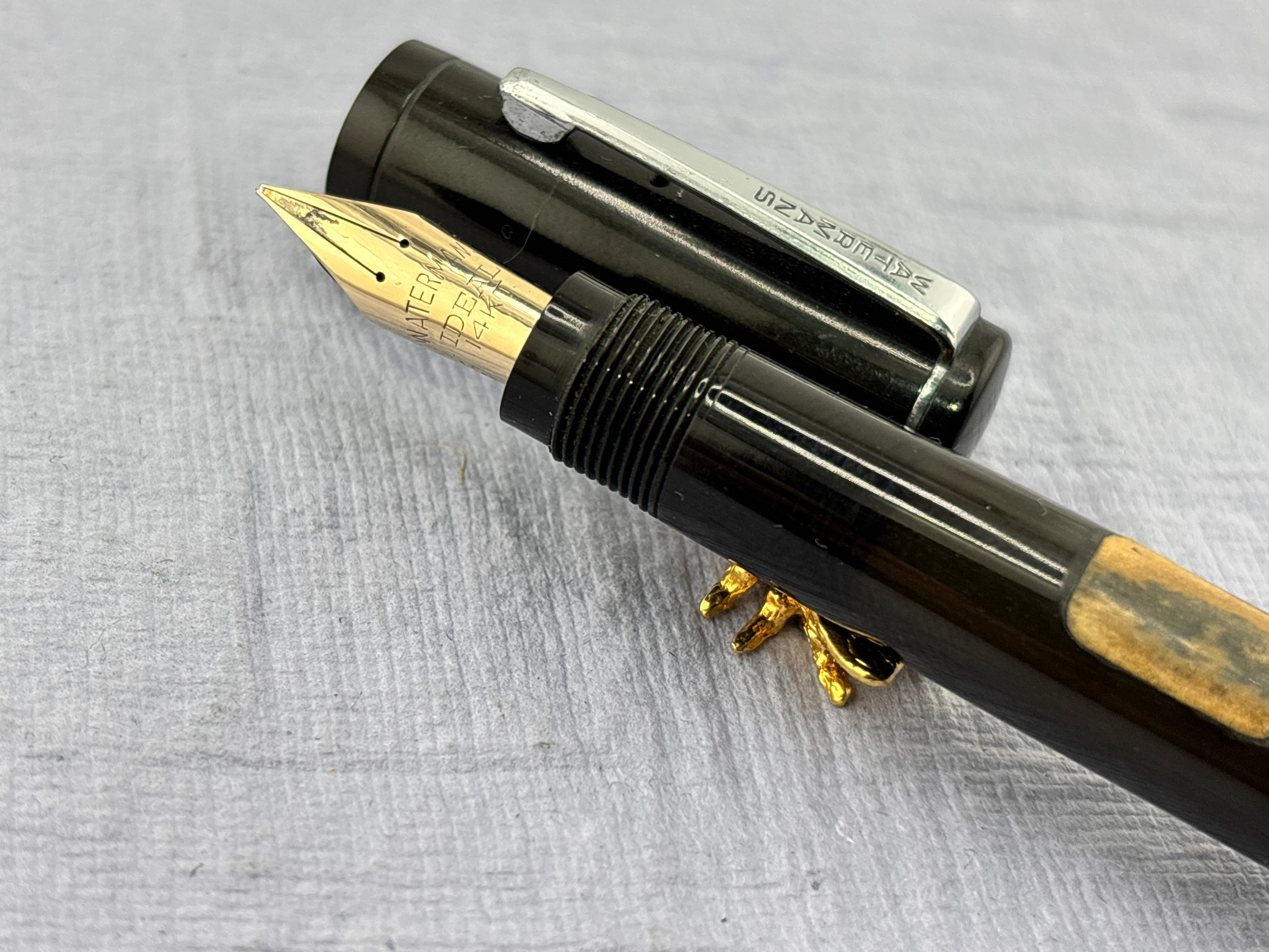 Waterman's USA LATE MODEL Safety Black with clip still have