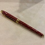 Elysee Chinese Lacquer  Parthenon  Trajan Rouge - Fine 18kt Gold Nib