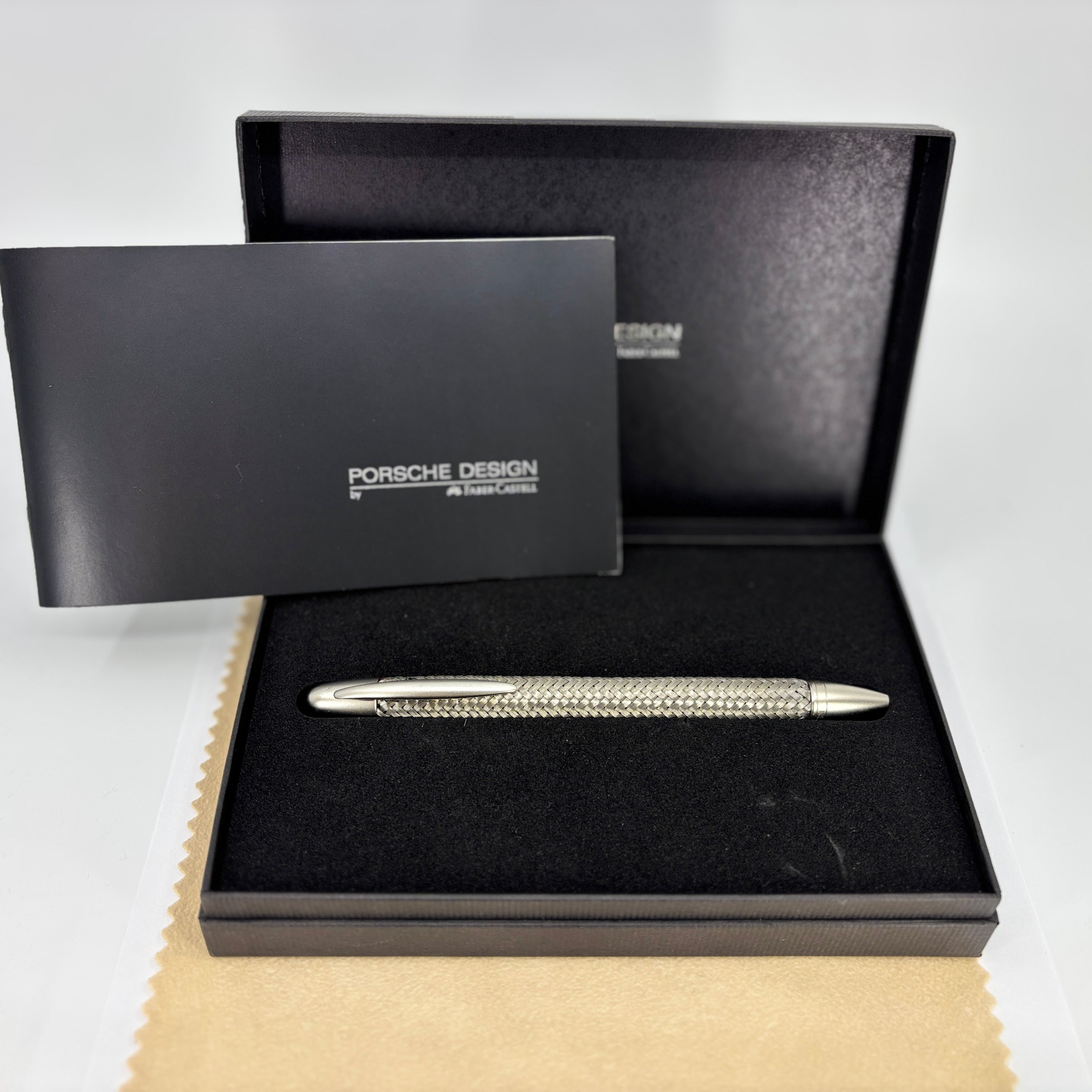 Porsche Design Stainless steel Ball Pen Tex-Flex mesh circa 2010